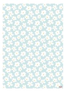 No. 8 Floral kék-fehér csomagolópapír - eleanor stuart