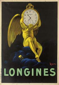 Cappiello, Leonetto - Festmény reprodukció Swiss watchmakers Longines, (26.7 x 40 cm)