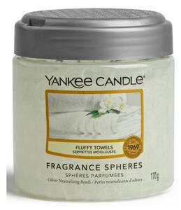 Fluffy Towels, Yankee Candle gyöngyzselé, 170 g ( friss illat, citrusok, virágok)
