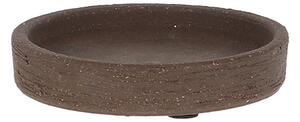 Terrakotta virágcserép alátét, sötétbarna, 9 cm átmérőjű