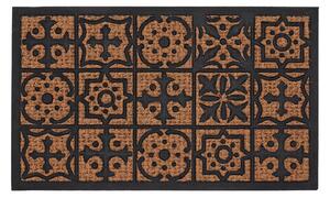 Portugál mintás gumi és kókuszrost lábtörlő, 75 x 45 cm