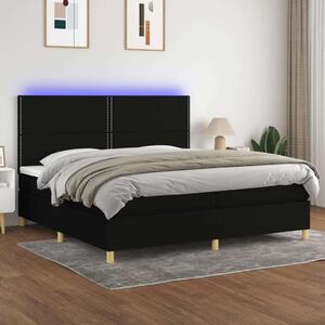 VidaXL LED-es Ágy - Rugós - 200x200 cm