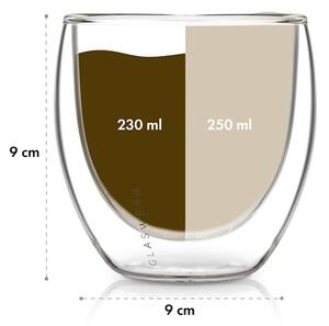 Altino 2 db-os duplafalú pohár készlet, 250 ml - Klarstein