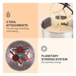 Lucia Argentea szürke többfunkciós konyhai robotgép - Klarstein