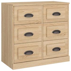 VidaXL Fiókos Szekrény - Sonoma Tölgy - 70x35,5x67,5 cm