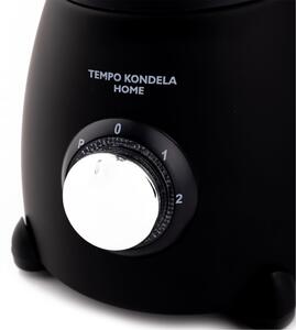 TEMPO-KONDELA-CARSON, asztali mixer retro stílusban, 1,5 l, acél, matt fekete