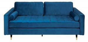 Cozy Velvet kanapé kék