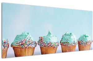 Cupcakes képe (120x50 cm)