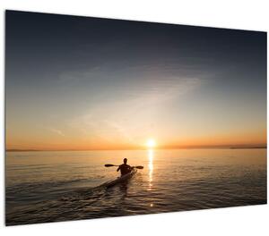 Kép a kenuzók naplementekor (90x60 cm)