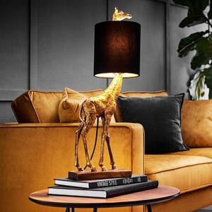 RAFFA asztali lámpa, arany zsiráf