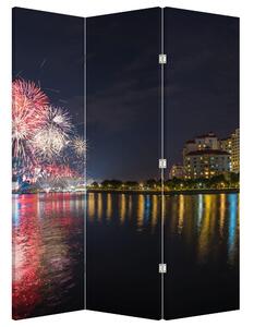 Paraván - A szingapúri tűzijáték (126x170 cm)