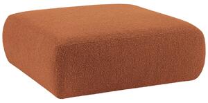 Barna bouclé lábtartó Windsor & Co Lola 100 x 100 cm