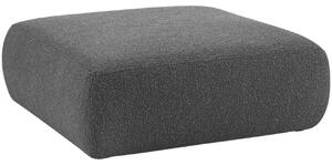 Sötétszürke bouclé lábtartó Windsor & Co Lola 100 x 100 cm