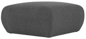 Sötétszürke bouclé lábtartó Windsor & Co Lola 75 x 75 cm