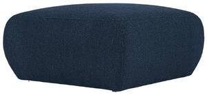 Sötétkék bouclé lábtartó Windsor & Co Lola 75 x 75 cm