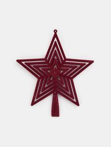 Sinsay - Csillag alakú karácsonyi csúcsdísz - gesztenyebarna