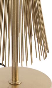 Vidéki asztali lámpa sárgaréz - Seprű