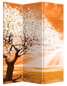 Paraván - Narancssárga fa (135x180 cm)