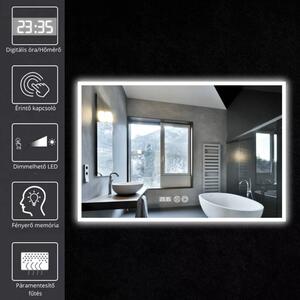 Tokyo 120 exclusive komplett fürdőszoba bútor mosdószekrénnyel, két medencés mosdópulttal és tükörrel