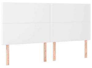 VidaXL Ágyfejtámla Szett - Műbőr - Fehér - 200cm