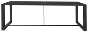 VidaXL antracitszürke alumínium kültéri étkezőasztal 120 x 60 x 66 cm