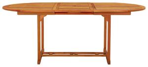 VidaXL tömör eukaliptuszfa kerti asztal 200 x 100 x 75 cm
