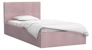 GM INGRIT kárpitozott egyszemélyes ágy 90x200 - rózsaszín