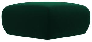 Palack zöld bársony lábtartó Windsor & Co Lola 75 x 75 cm