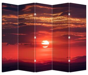 Paraván - Színes nap (210x170 cm)