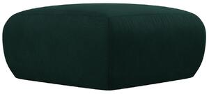 Palack zöld kárpitozott lábtartó Windsor & Co Lola 75 x 75 cm