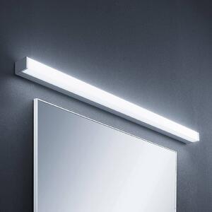 Lindby Klea LED-es fürdőszoba lámpa, 120 cm, króm, fém, IP44, Króm / ezüst, Fürdőszoba, Alumínium, Modern