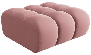 Windsor & Co Halley Pink Velvet lábtartó 94 x 94 cm