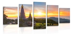 5 részes kép napkelteThai földön