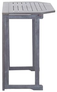 VidaXL tömör akácfa összecsukható erkélyasztal 90x50x74 cm