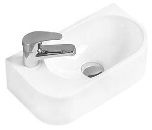 Mexen Viera munkalapba épített mosdó 40 x 21 cm, Fehér -21274000R