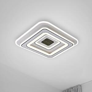 JUST LIGHT. GmbH LED mennyezeti lámpa Tolago, 49x49 cm, CCT, dimmelhető, dimmelhető, Fehér / opál, Nappali / Étkező, Műanyag, Modern