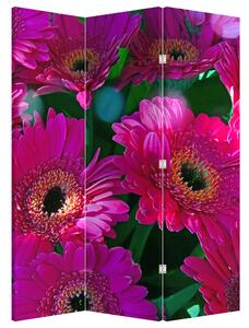 Paraván - virágok (126x170 cm)
