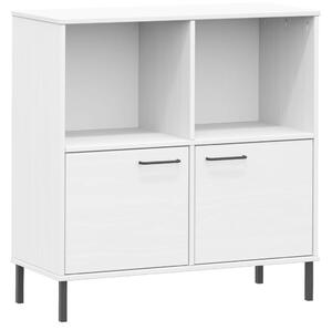 VidaXL OSLO Fehér Fenyőfa Könyvespolc - 90x35x90,5 cm