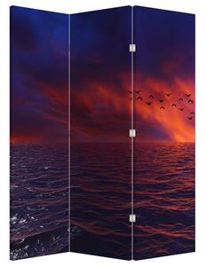 Paraván - Tengeri a madarakkal (126x170 cm)