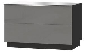 Falra szerelhető TV asztal Henry Typ 39 (szürke + magasfényű szürke). 1030289