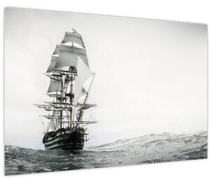 Kép - Egy hajó az óceánon (90x60 cm)