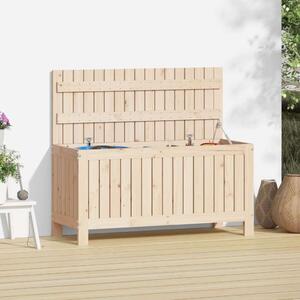VidaXL tömör fenyőfa kerti tárolóláda 108 x 42,5 x 54 cm