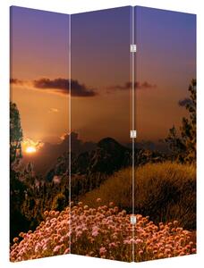 Paraván - Természet naplementekor (126x170 cm)