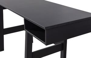 Donkey fekete borovi fenyő íróasztal - BePureHome