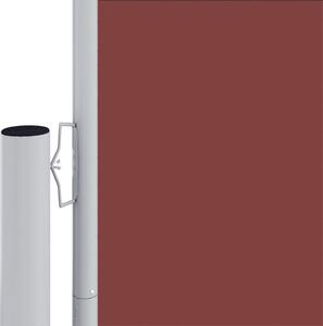 VidaXL barna behúzható oldalsó napellenző 180 x 1200 cm