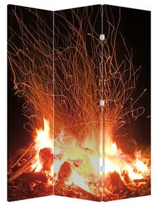 Paraván - Tűz (126x170 cm)
