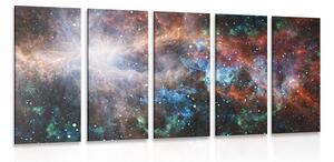 5- részes kép végtelen galaxis