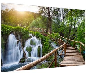 Kép - Plitvicei-tavak (90x60 cm)