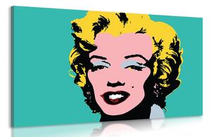 Az ikonikus Marilyn Monroe képe pop art designban