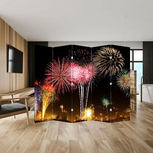 Paraván - Tűzijáték (210x170 cm)